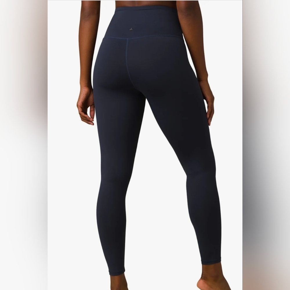 prAna Layna 7/8 Leggings Size XS Fits 0-2 Nautical Blue High Waist Stretch - Picture 4 of 9